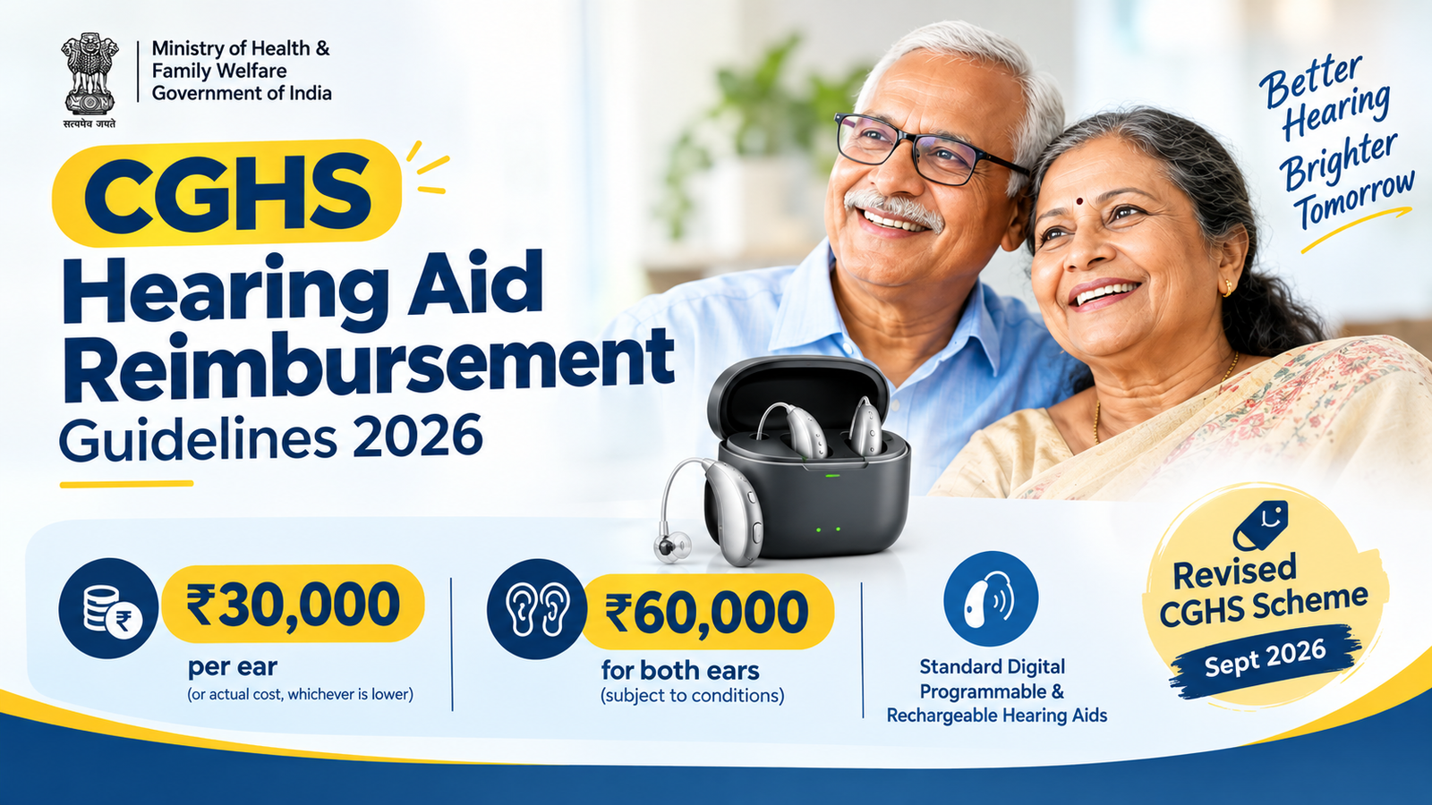 CGHS and DGHS providing essential hearing aid assistance for a better quality of life